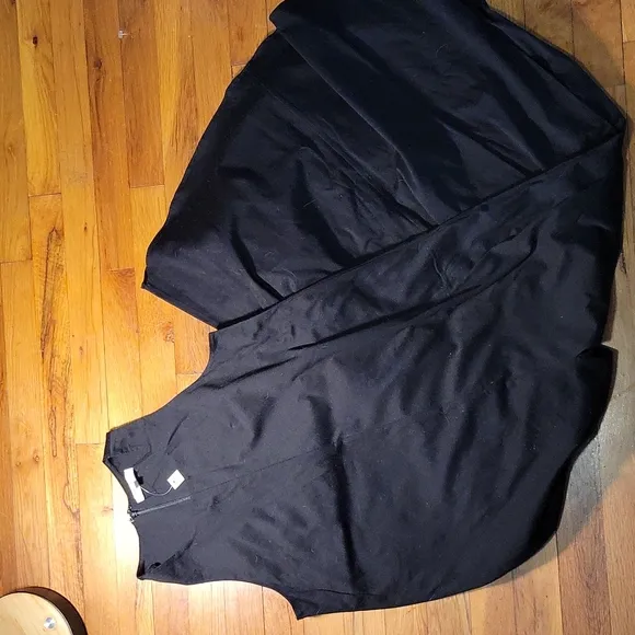 Nwt Madewell sleeveless lagenlook, classic black cotton maxi dress size 4