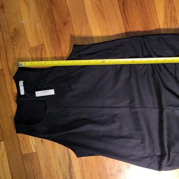 Nwt Madewell sleeveless lagenlook, classic black cotton maxi dress size 4