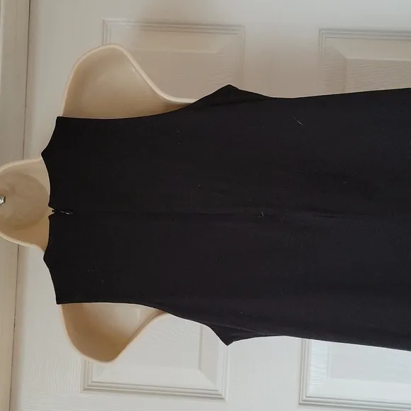 Nwt Madewell sleeveless lagenlook, classic black cotton maxi dress size 4