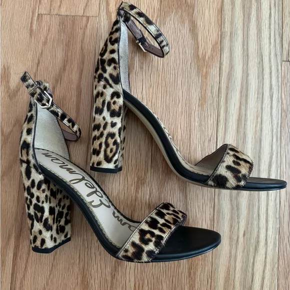 NWT new Women's | Sam Edelman | Yaro Animal Print High Heel Sandals size 6.5