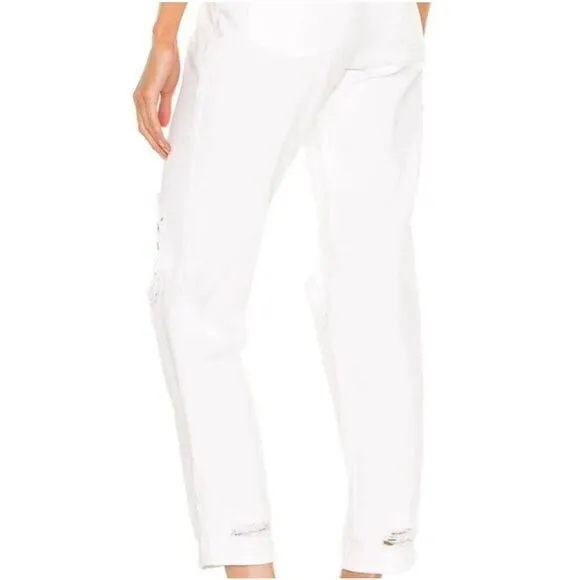 NWT Pistola Jeans Pants High Rise Distressed White Size 27