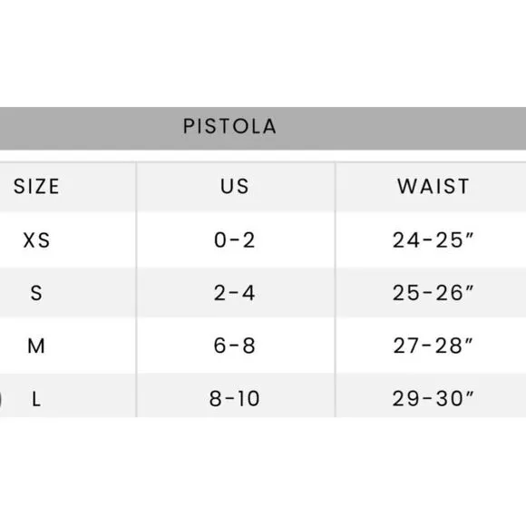 NWT Pistola Jeans Pants High Rise Distressed White Size 27