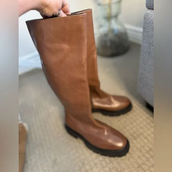 NWT- Seychelles Meet Me Halfway Knee High Riding Boot in Brown Size 6.5