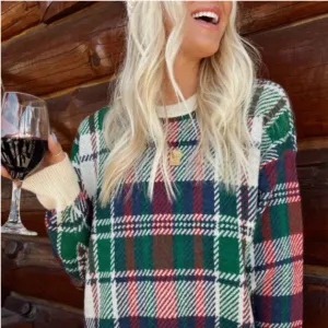 NWT Show me your MuMu in Plaid. Size Small