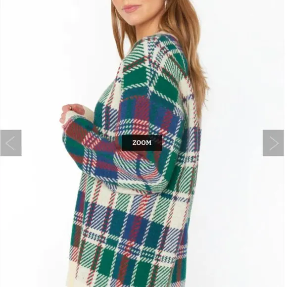 NWT Show me your MuMu in Plaid. Size Small