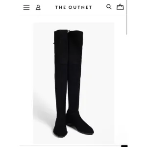 NWT Stuart Weitzman Over-the-Knee Boots Black 9 Suede