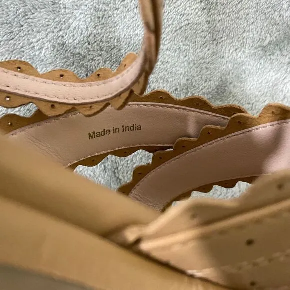 NWT Ted Baker London Taymiah Ankle Strappy flat Sandals women’s 10.5