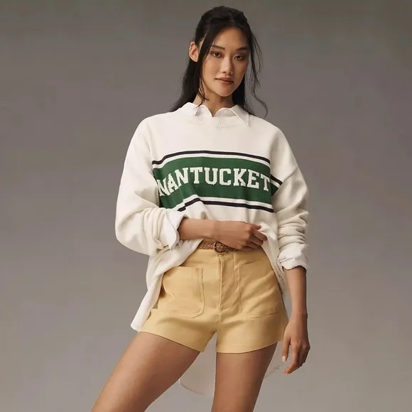 NWT The Colette Shorts by Maeve: Linen Edition