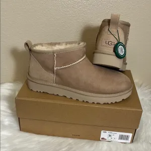 NWT UGG San Classic Ultra Mini Boots