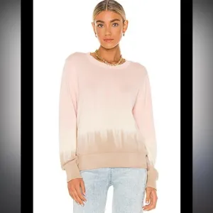 NWT Veronica Beard Nikasha Tie-Dye CottonPullover Sweater XS Neapolitan Revolve