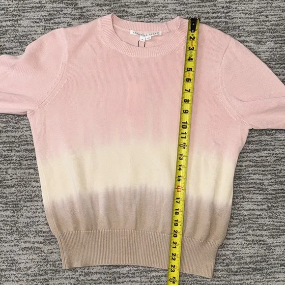 NWT Veronica Beard Nikasha Tie-Dye CottonPullover Sweater XS Neapolitan Revolve