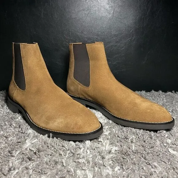 NWT Zara Split Leather Men’s Ankle Boots