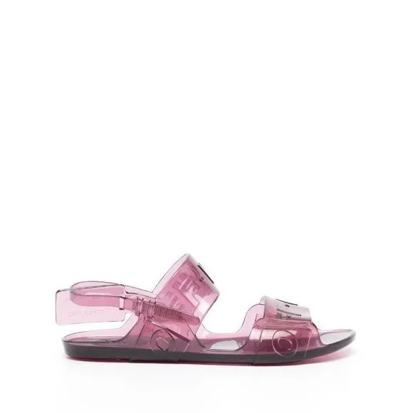 Off-White Logo-Embossed Jelly Sandals