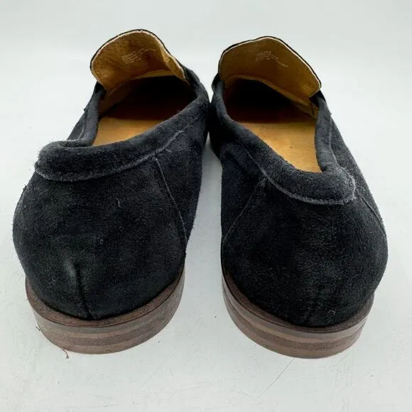 OFFICE GIRL Black Suede Loafers