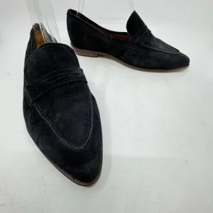 OFFICE GIRL Black Suede Loafers