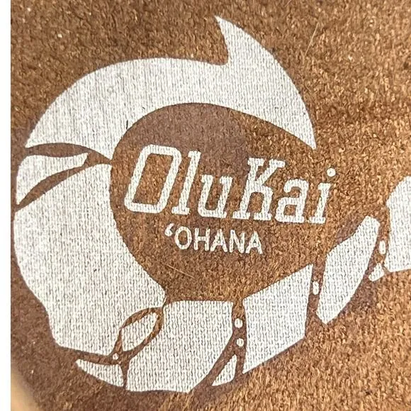Olukai Men’s Ohana Brown Leather Lace Up Convertible Loafers Size US 11