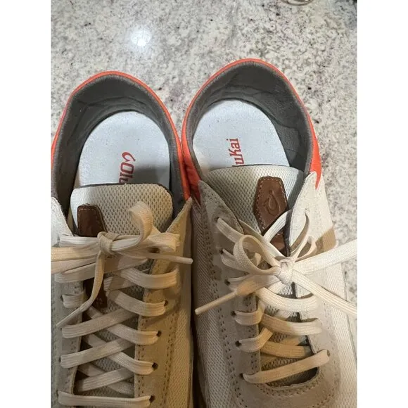 OluKai Men's Punini Court Sneakers- Size 9