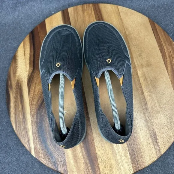 OluKai Nohea Mesh Mens Size 10 Gray Casual Slip On Shoes Loafers 10188-4242