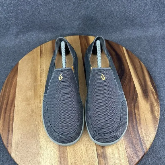 OluKai Nohea Mesh Mens Size 10 Gray Casual Slip On Shoes Loafers 10188-4242