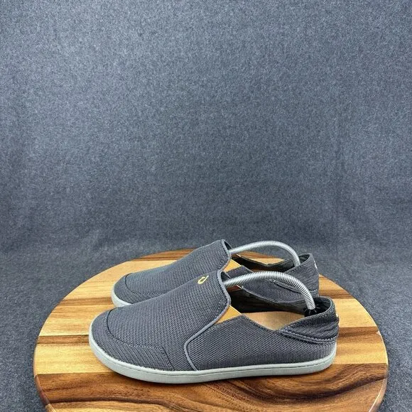 OluKai Nohea Mesh Mens Size 10 Gray Casual Slip On Shoes Loafers 10188-4242