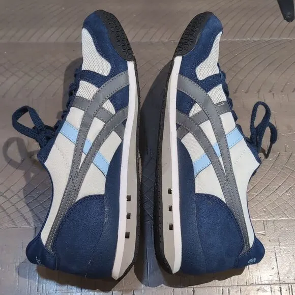 Onitsuka Tiger Ultimate 81 Blue Gray Retro Sneakers Sz 8
