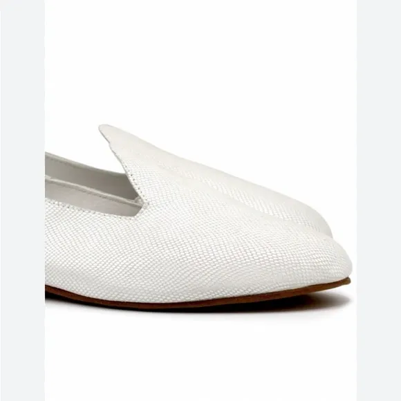OSAY LOAFERS, size40 , pearl color see photos