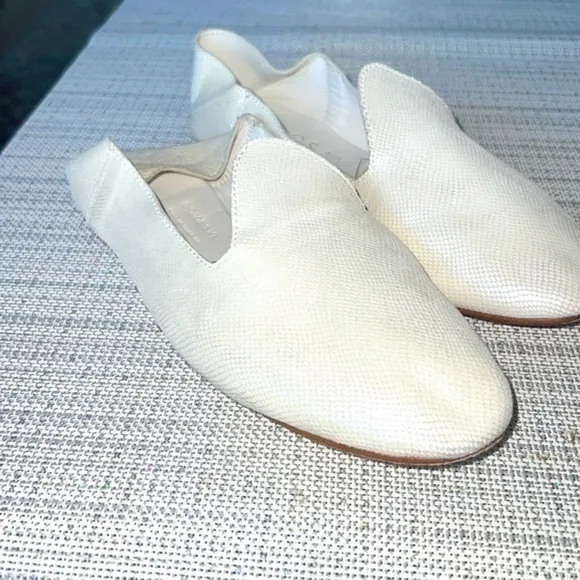 OSAY LOAFERS, size40 , pearl color see photos