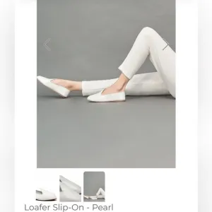 OSAY LOAFERS, size40 , pearl color see photos