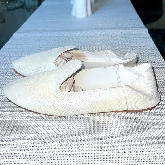 OSAY LOAFERS, size40 , pearl color see photos