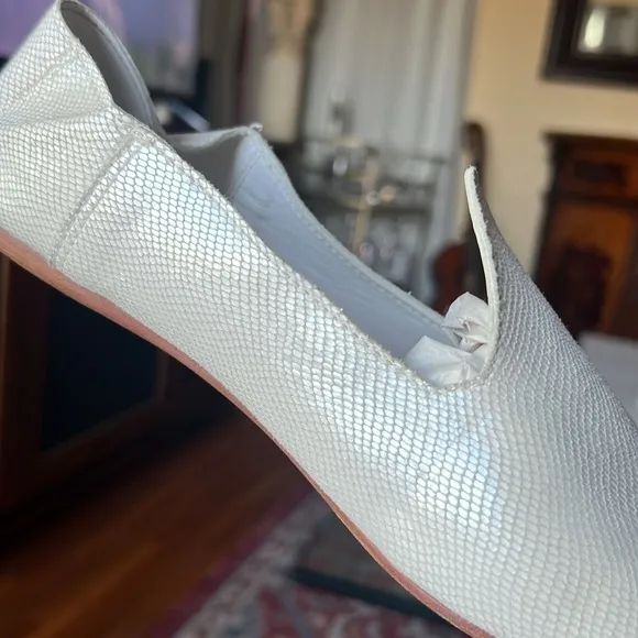 OSAY LOAFERS, size40 , pearl color see photos