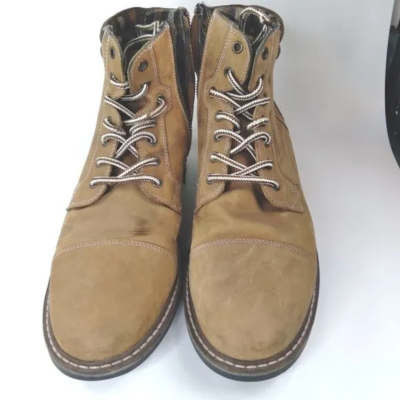 Outpost Makers LEATHER MEN'S BOOTS SZ. 12-excellent condition, camping o…