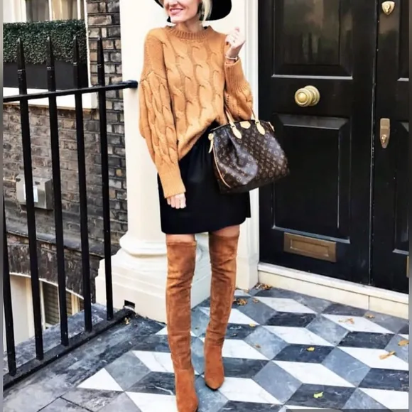 Over The Knee Suede Leather Boots