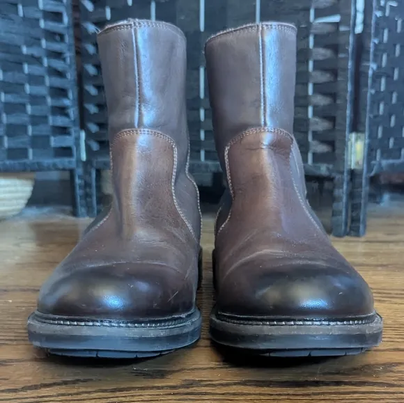 OVERLAND Men's Marvin Wool-Lined Leather Boots EU 43 Sz 9.5/10 Excel Used Cond
