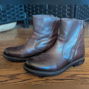 OVERLAND Men's Marvin Wool-Lined Leather Boots EU 43 Sz 9.5/10 Excel Used Cond