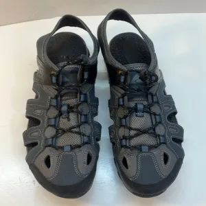 Ozark Trail Blue, Gray &amp; Black Waterproof Hiking Trekking Sandals Size 13