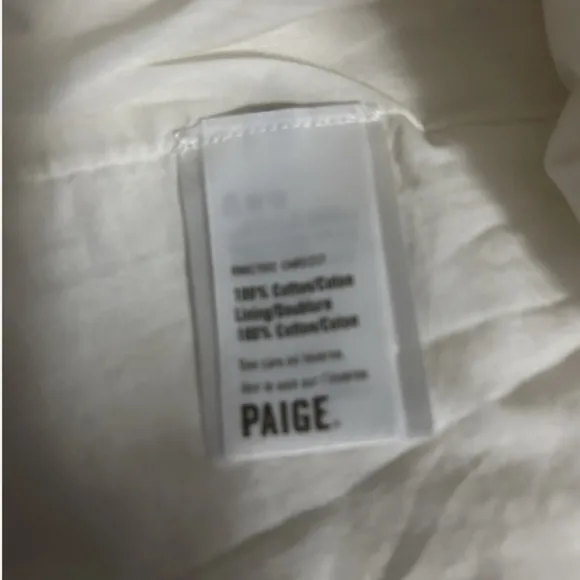 PAIGE SOLEDAD TIERED TEXTURED BOHO COTTON WHITE DRESS XL NEW WITH TAGS $249