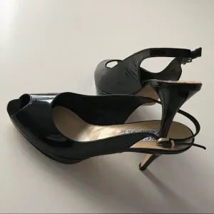 Pancaldi Platform Heels Patent Leather Sandals