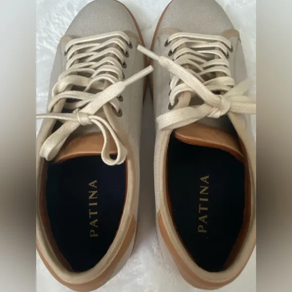 Patina Low Top Sneakers Portland Leather Size 8.5