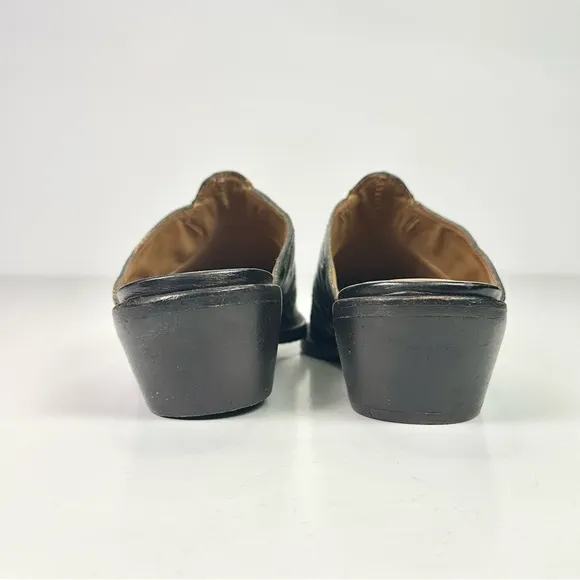 Patricia Nash Women’s Slip On Mules / Boots Turquoise Tooled Battista Size 9.5