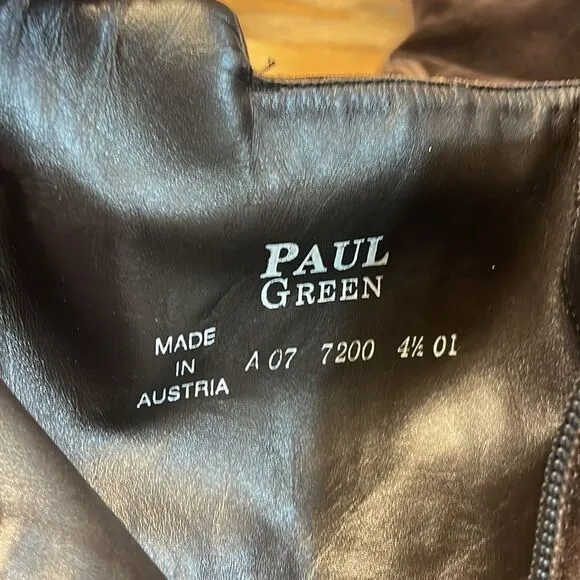 Paul Green brown suede boots