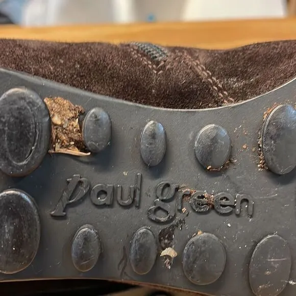 Paul Green brown suede boots