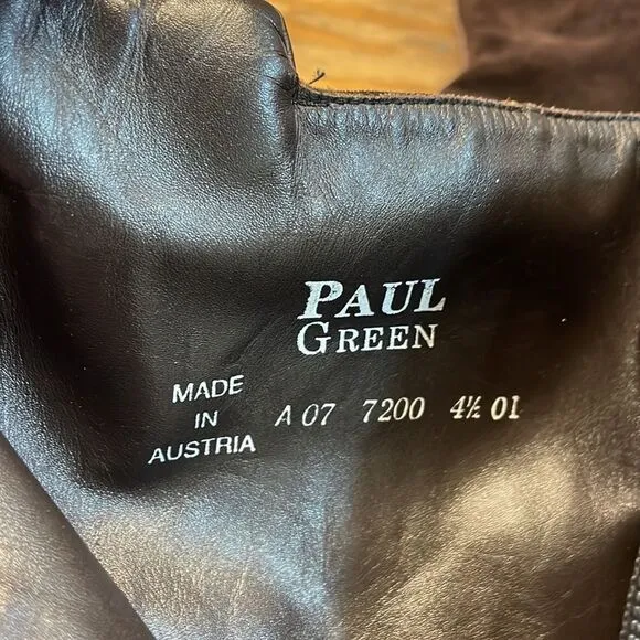 Paul Green brown suede boots