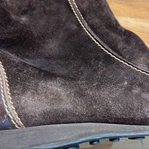 Paul Green brown suede boots