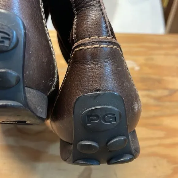 Paul Green brown suede boots