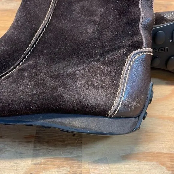 Paul Green brown suede boots