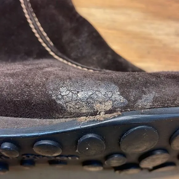 Paul Green brown suede boots