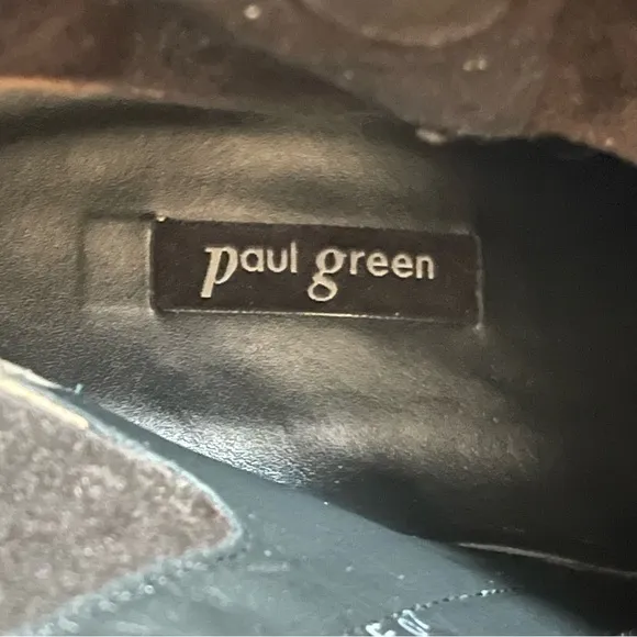 Paul Green Double Buckle Suede Ankle Boots Size 7