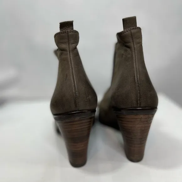 Paul Green leather booties, EUC, German size 7, US 9-9.5