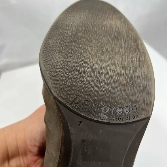 Paul Green leather booties, EUC, German size 7, US 9-9.5