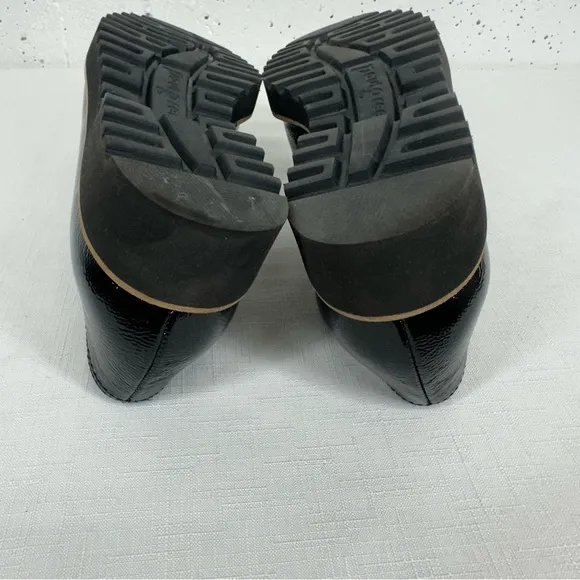 Paul Green Size 6.5 UK 4 Natasha Black Patent Leather Penny Loafers